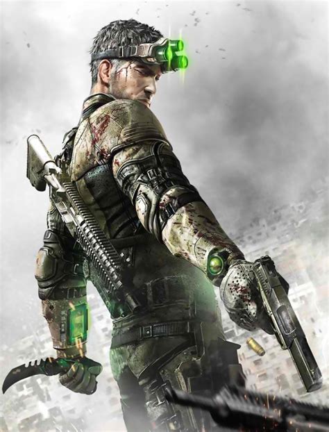 Image - Splinter Cell - Sam Fisher wielding his knife and pistol.png ...