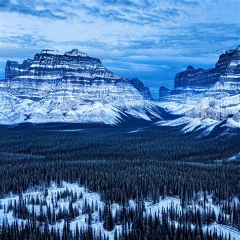 a highly detailed photo of alberta wilderness at | Stable Diffusion ...