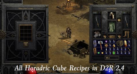 All Horadric Cube Recipes in D2R 2.4 | D2R Recipes for Socket, Rune ...