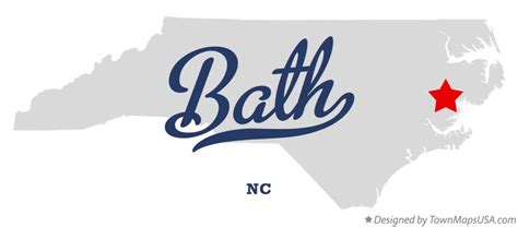 Map of Bath, NC, North Carolina