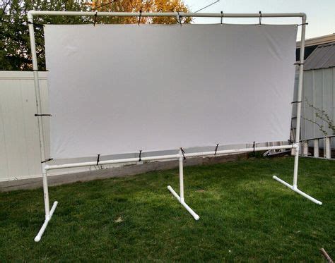 DIY portable outdoor movie screen (With images) | Outdoor movie screen, Outdoor movie, Movie screen