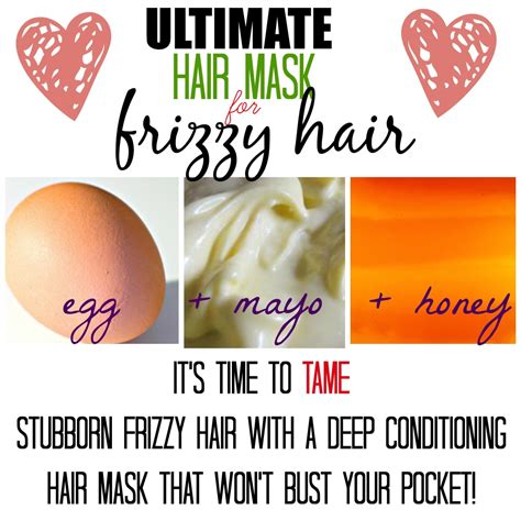 Homemade and Natural DIY Hair Masks for Frizzy Hair - Bellatory