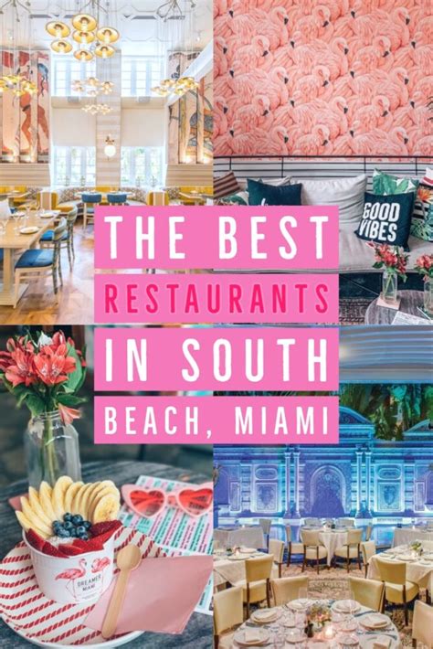 Best Restaurants South Beach Miami 2024 - Joan Maryanne