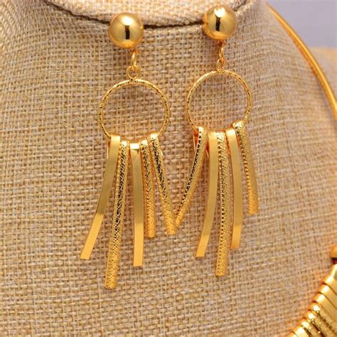 Statements Jewelry Sets Wedding Gold Jewelry Set for Women - Etsy