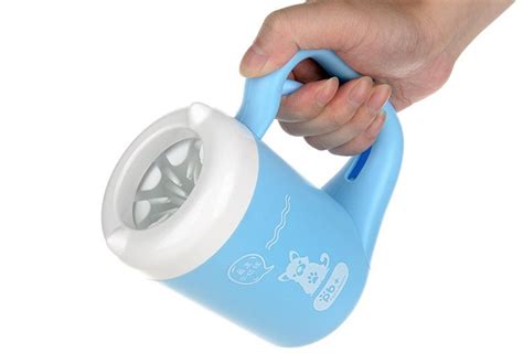 Manual Spining Portable Dog Paw Cleaner, Soft Silicone Pet Foot Washing ...