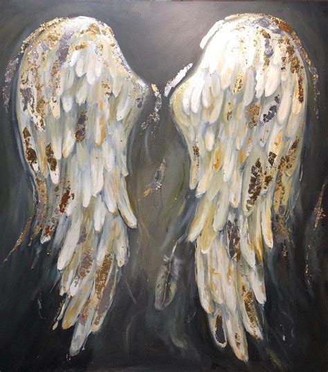 Angel Wings Painting. Huge Angel Wings Painted Just for You. - Etsy Canada | Angel wings ...