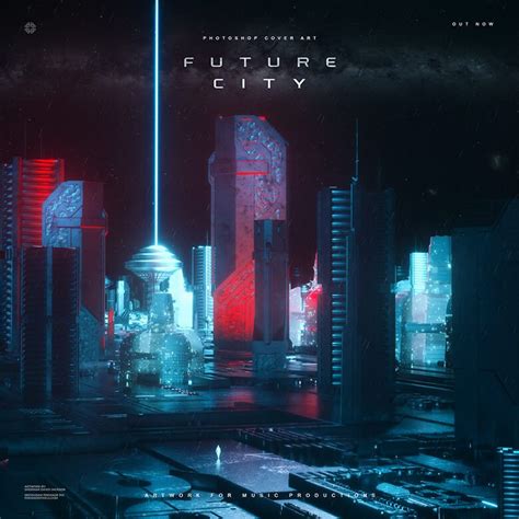 Future City Album Cover Art - Photoshop PSD