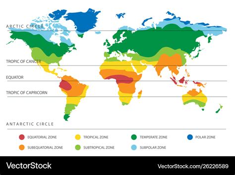 Climate Zone Map World - United States Map