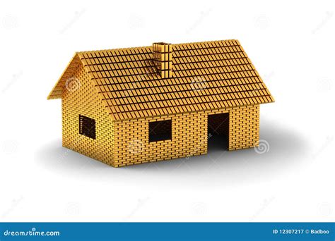 House of Gold stock illustration. Illustration of ingot - 12307217