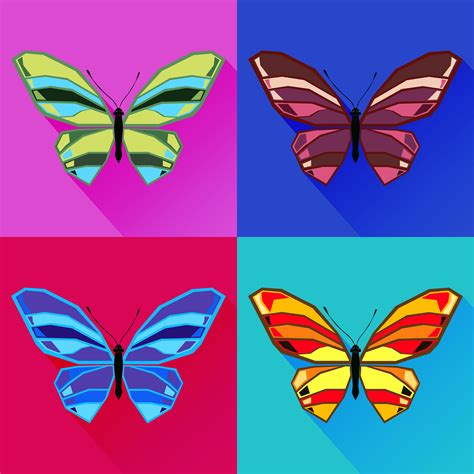 Abstract images of a butterfly 560100 Vector Art at Vecteezy