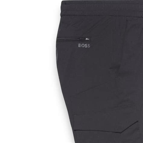 HUGO BOSS CARGO LITE PANTS BLACK