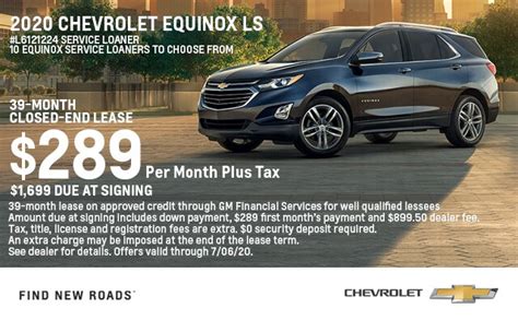 Lease Specials | Seminole Chevrolet