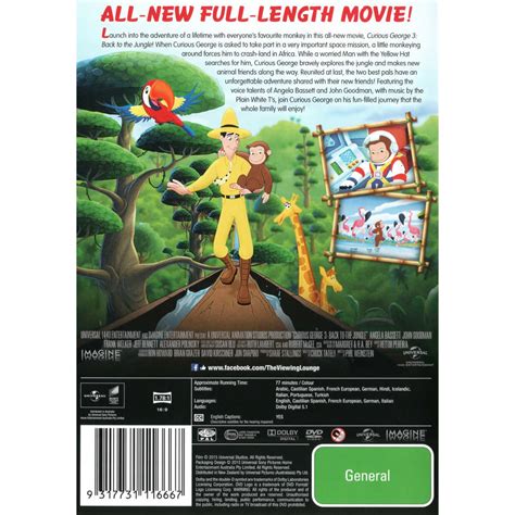 Curious George 3: Back To The Jungle | DVD | BIG W