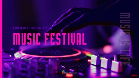 Music Festival PowerPoint Templates Design