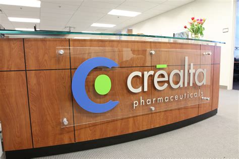 Crealta Pharmaceutical-Office Reception Sign | Impact Signs