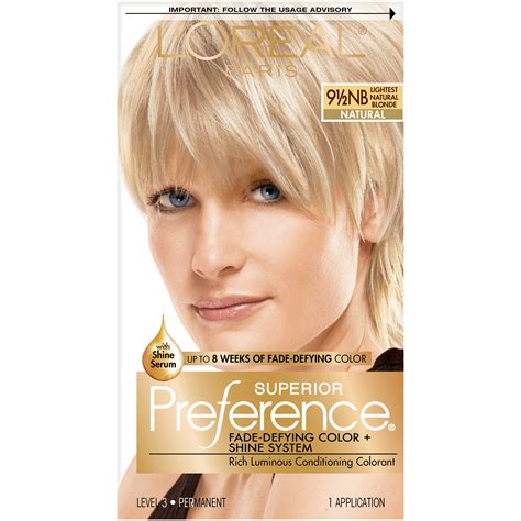 L'oreal Superior Preference 9.5 NB Lightest Natural Blonde, Hair Dye, 1 ...