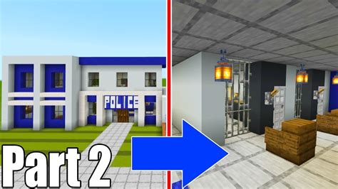 How to build a police station in minecraft - Builders Villa