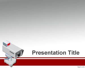 Free Security Camera PowerPoint Template