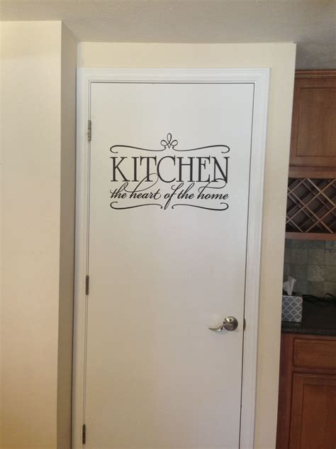 kitchen - vinyl letters Vinyl Crafts, Vinyl Projects, Vinyl Art, Kitchen Vinyl, Vinyl Wall ...