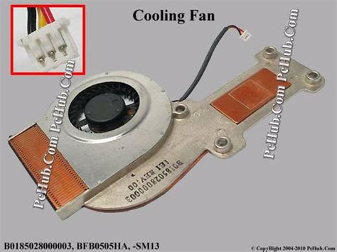 DC 5v 0.27A heatsink fan B0185028000003, BFB0505HA, -SM13 Gateway MX3200 series Cooling Fan ...