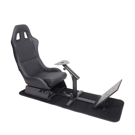 Buy Racing Seat Gaming Chair Simulator Cockpit Steering Wheel Stand for ...