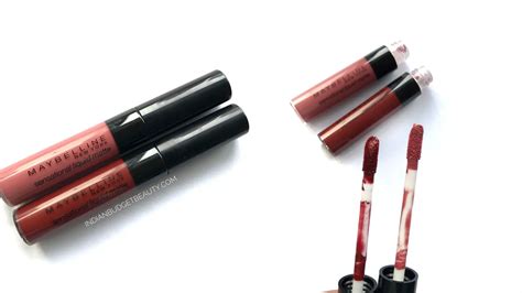 Maybelline Sensational Liquid Matte Lipstick Review | Swatches