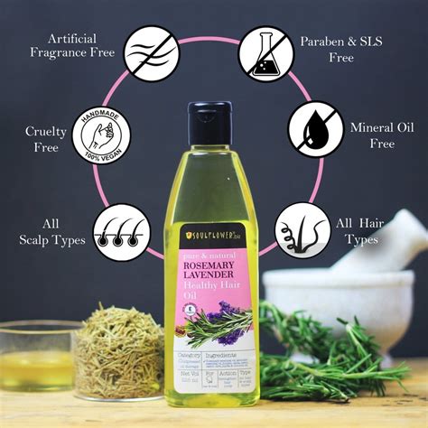 Rosemary Lavender Healthy Hair Oil Boosts Thick Hair Growth