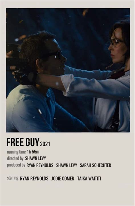 free guy | Film posters minimalist, Movie posters minimalist, Movie posters