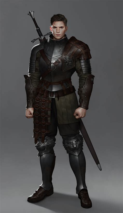 ArtStation - Medieval Mercenary Leader, DokGo TAK Character Inspiration ...