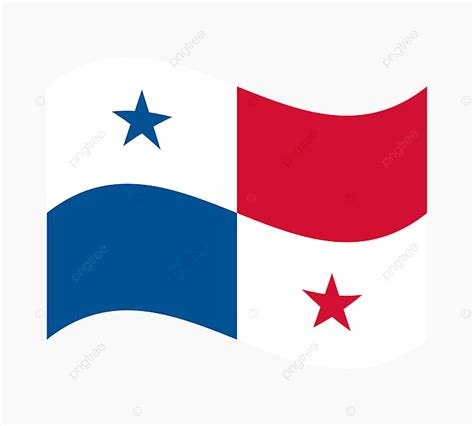 Panama Flag Vector Art PNG, Panama Flag Vector Illustration, Topography ...