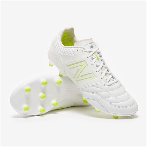 New Balance 442 V2 Pro FG - White/Silver - Mens Boots | Pro:Direct Running