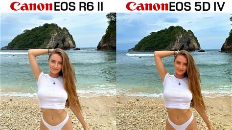 Canon EOS R6 II vs Canon EOS 5D IV Camera Test - YouTube