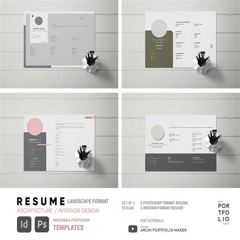 Landscape Resume Templates | Learn Architecture Online