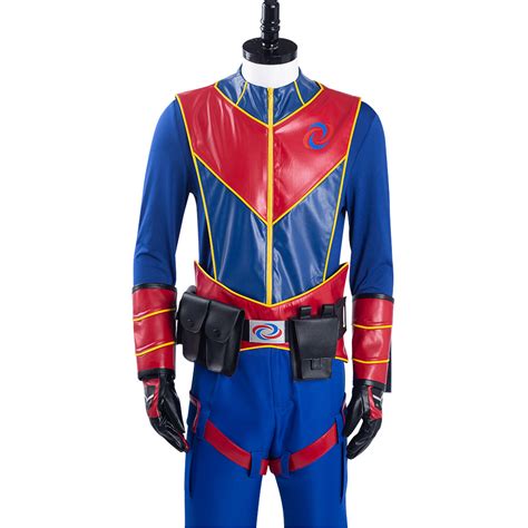 Henry Danger Captain Man Cosplay Costume With Eye Mask - Speed Cosplay