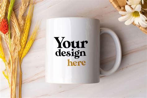 White Coffee Mug Mockup Sublimation Graphic by moderneone · Creative ...