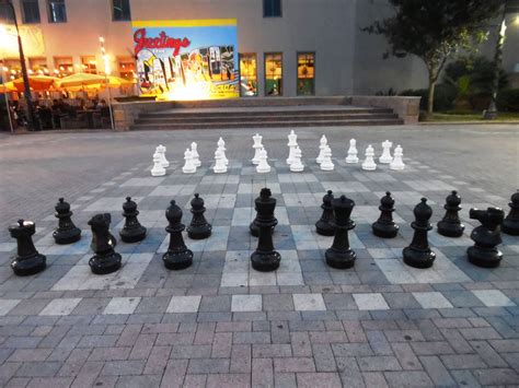 Life size Chess Set Galveston Texas | Life size chess set, Galveston ...