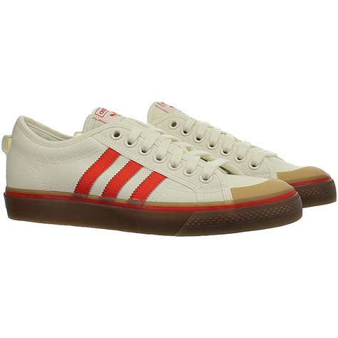 Adidas Nizza Old White / Blue / Red Men's Canvas classic Shoes Sneaker ...