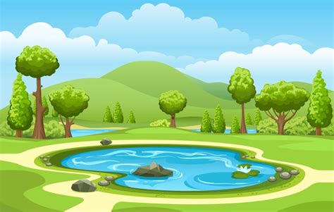 Lake Cartoon Vector Images (over 25,000)