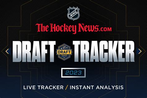 2023 NHL Draft Tracker: Catch Up with the Round 1 Results - The Hockey News