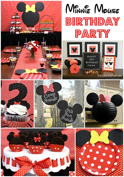 Minnie Mouse Birthday Party Ideas - The Suburban Mom