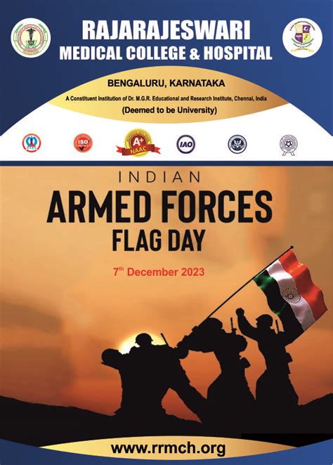 Indian Armed Forces Flag Day – 2023 | RRMCH College