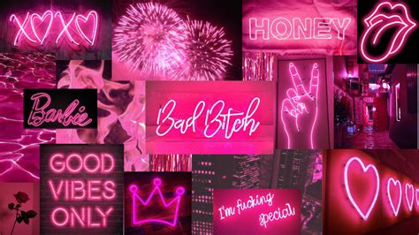 Hot Pink Aesthetic Wallpaper Laptop : Hot Pink Mood Board Wallpaper Aesthetic Pink Wallpaper ...