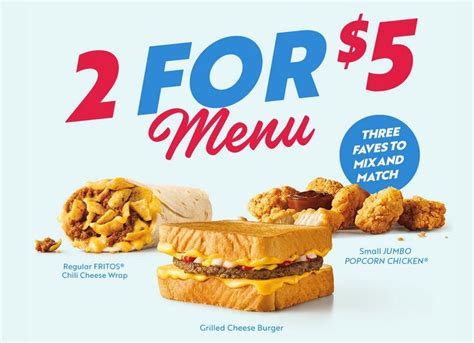 Sonic Updates New 2 For $5 Menu With Grilled Cheese Burger (Limited Time) : r/fastfood