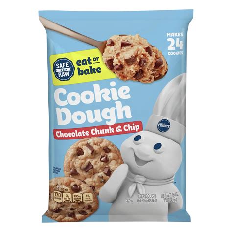 Pillsbury Ready to Eat or Bake Cookie Dough - Chocolate Chunk & Chip ...