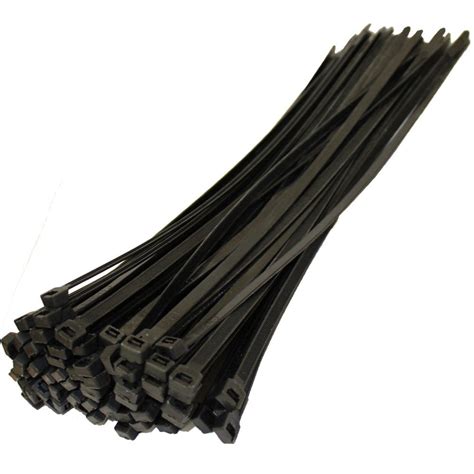 6" INCH CABLE TIES 150 MM*2.5 MM BLACK NYLON ZIP WIRE ORGANISER SELF LOCKING TIE (100pcs) - INDRICO®