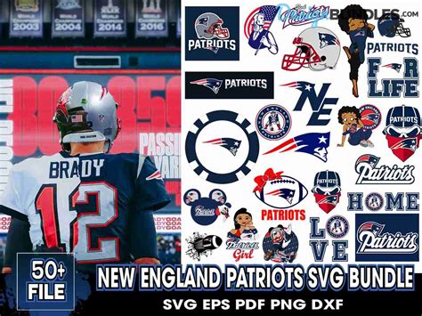 New England Patriots Svg Bundle, Patriots Logo Svg, American Football ...