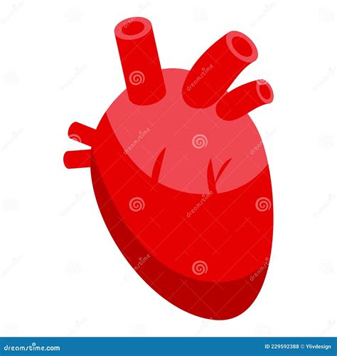 Heart Bioprinting Icon Isometric Vector. Medical Science Stock Vector - Illustration of heart ...