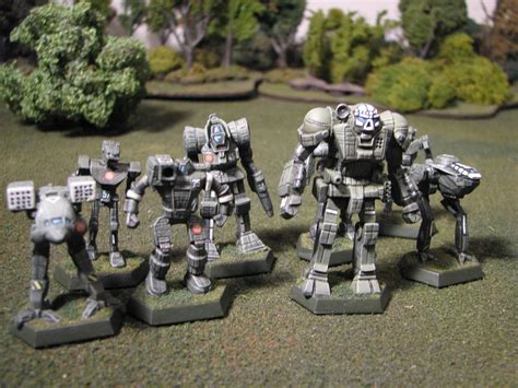 15mm Sci Fi Small Soldiers: Battletech House Davion Mechs Part 2