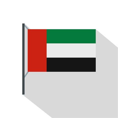 Premium Vector | Dubai flag icon Flat illustration of dubai flag vector ...