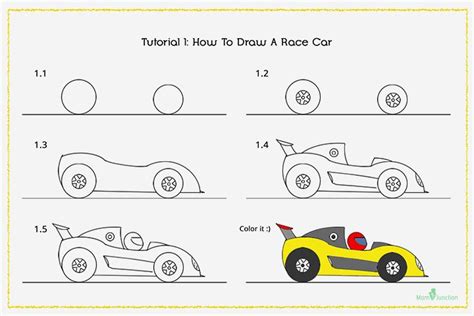 How To Draw A Car Step By Step For Kids? | Car drawing kids, Drawing lessons for kids, Drawing ...